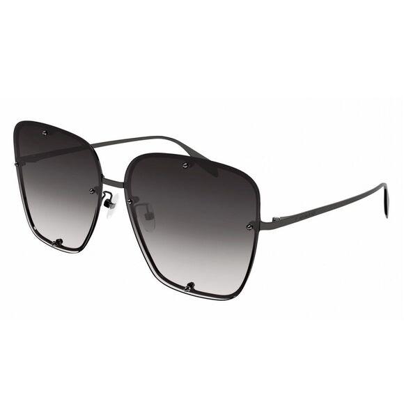 Alexander McQueen Oversize Square Frame Sunglasses, New, 63mm main image 8